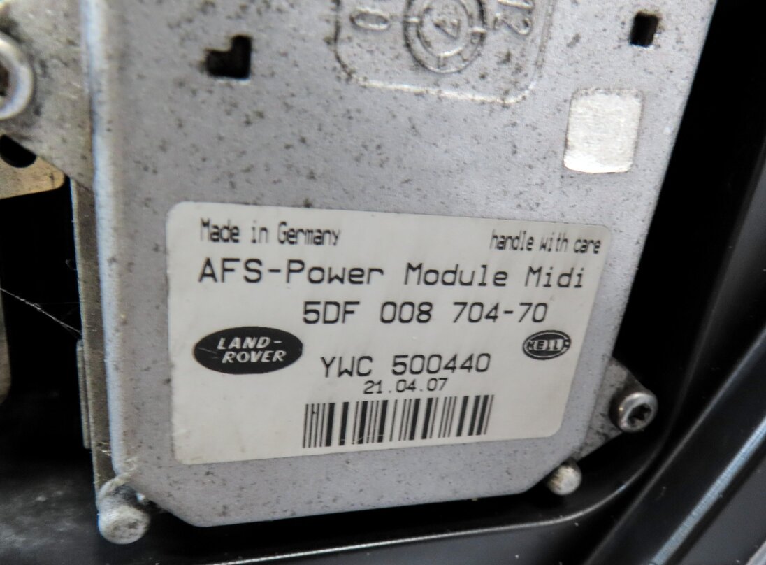 Thumbnail 7: 2006-2009 RANGE ROVER (L322) LEFT HID XENON ADAPTIVE AFS HEADLIGHT LIGHT LAMP