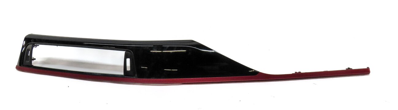 Thumbnail 7: 2014 BMW 335iGT F34 DOOR DASH CONSOLE HIGH GLOSS BLACK w/ RED ACCENT TRIM SET 6