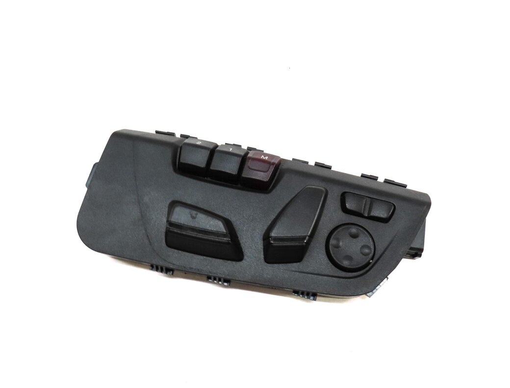 2014 BMW 335iGT (F34) FRONT LEFT DRIVER SEAT ADJUST SWITCH BUTTON PANEL (MEMORY)