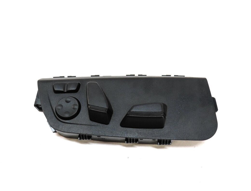 Thumbnail 3: 2014 BMW 335iGT (F34) FRONT RIGHT PASSENGER SEAT ADJUST SWITCH w/ LUMBAR BLACK