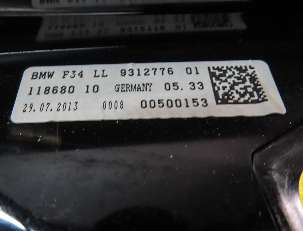 Thumbnail 6: 14-17 BMW 3 SERIES GT (F34) WINDSHIELD HEADS UP HEADUP DISPLAY SCREEN PROJECTOR