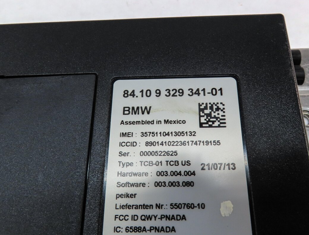 Thumbnail 3: 2014 BMW 335iGT (F34) PHONE BLUETOOTH COMMUNICATION CONTROL MODULE 84109329341