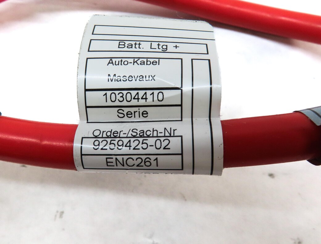 Thumbnail 4: 2014 BMW 335iGT (F34) POSITIVE BATTERY CABLE w/ TERMINAL 61129259425
