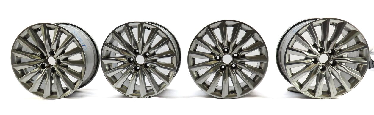 Thumbnail 17: 2016 AUDI A3 E-TRON (8VF) HYBRID 17x7.5 ALUMINUM ALLOY 15 SPOKE WHEEL RIM SET-4