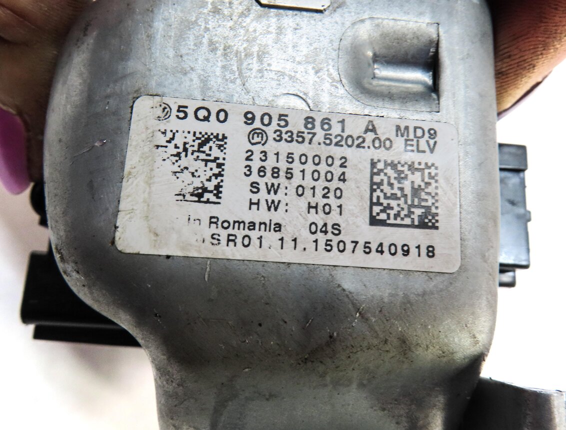 Thumbnail 7: 16-18 AUDI A3 E-TRON HYBRID (8V) SPEEDOMETER ECM BCM BODY ENGINE MODULE KEY SET