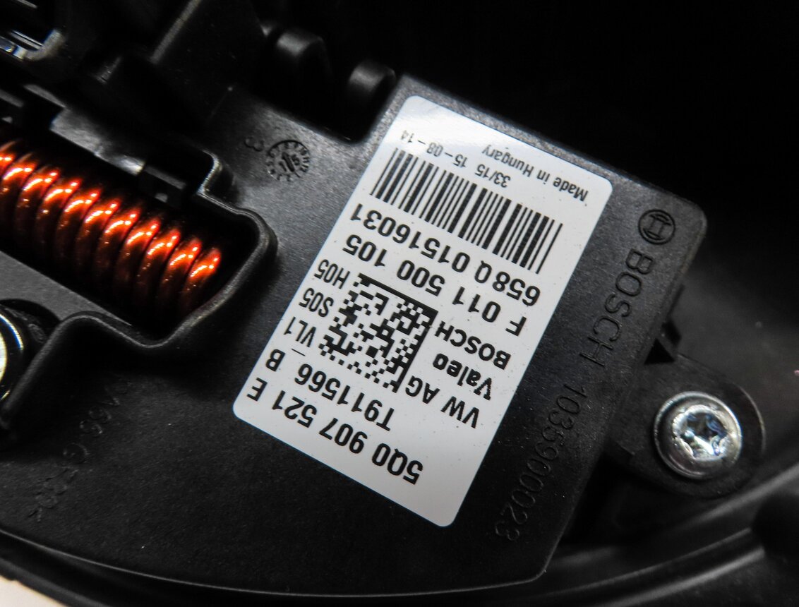 Thumbnail 5: 2015-2018 VW GOLF GTI / AUDI A3 S3 RS3 (8V) FRONT HEATER A/C BLOWER FAN MOTOR