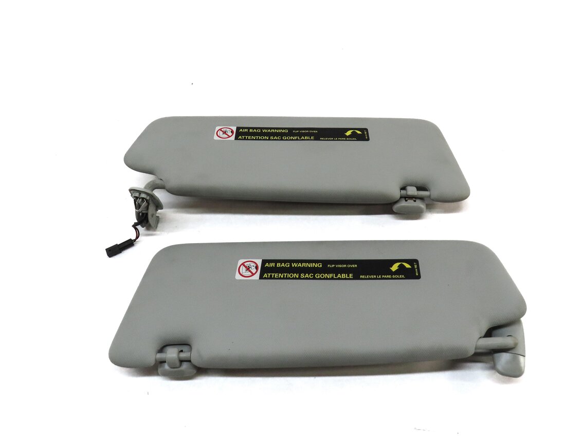 Thumbnail 5: 2013-2018 AUDI ALLROAD A3 E-TRON (B8 8VF) FRONT LEFT & RIGHT SUNVISOR SET (GRAY)