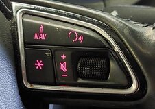 Thumbnail 3: 15-16 AUDI A3 (8V) LEFT DRIVER 3-SPOKE SPORT STEERING WHEEL w/ SWITCHES (BLACK)