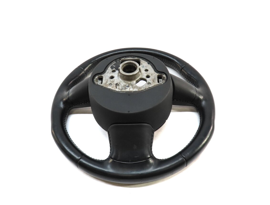 Thumbnail 6: 15-16 AUDI A3 (8V) LEFT DRIVER 3-SPOKE SPORT STEERING WHEEL w/ SWITCHES (BLACK)