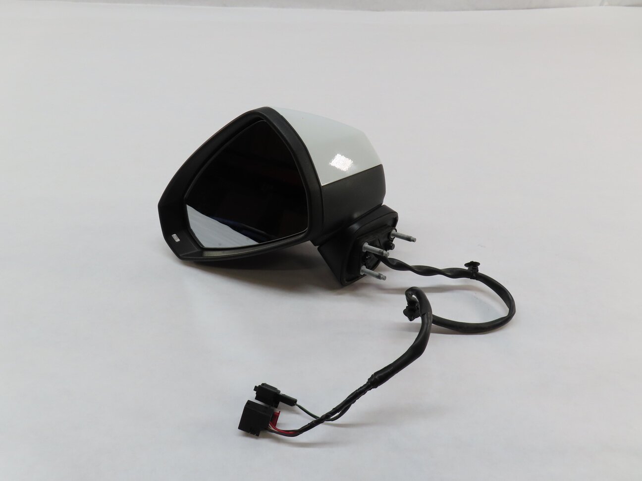 2016-2018 AUDI A3 E-TRON (8VF) FRONT LEFT DRIVER HEATED DOOR MIRROR (WHITE)