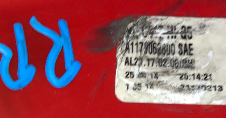Thumbnail 12: 14-16 MERCEDES CLA45 CLA250 (C117) LEFT DRIVER TAILLIGHT BRAKE LIGHT LAMP (LED)