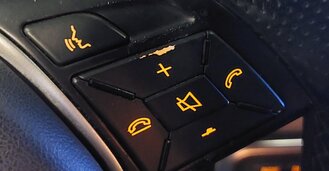 Thumbnail 3: MERCEDES 14 CLA250 15-17 B250E B ELECTRIC (C117) 3 SPOKE STEERING WHEEL (BLACK)