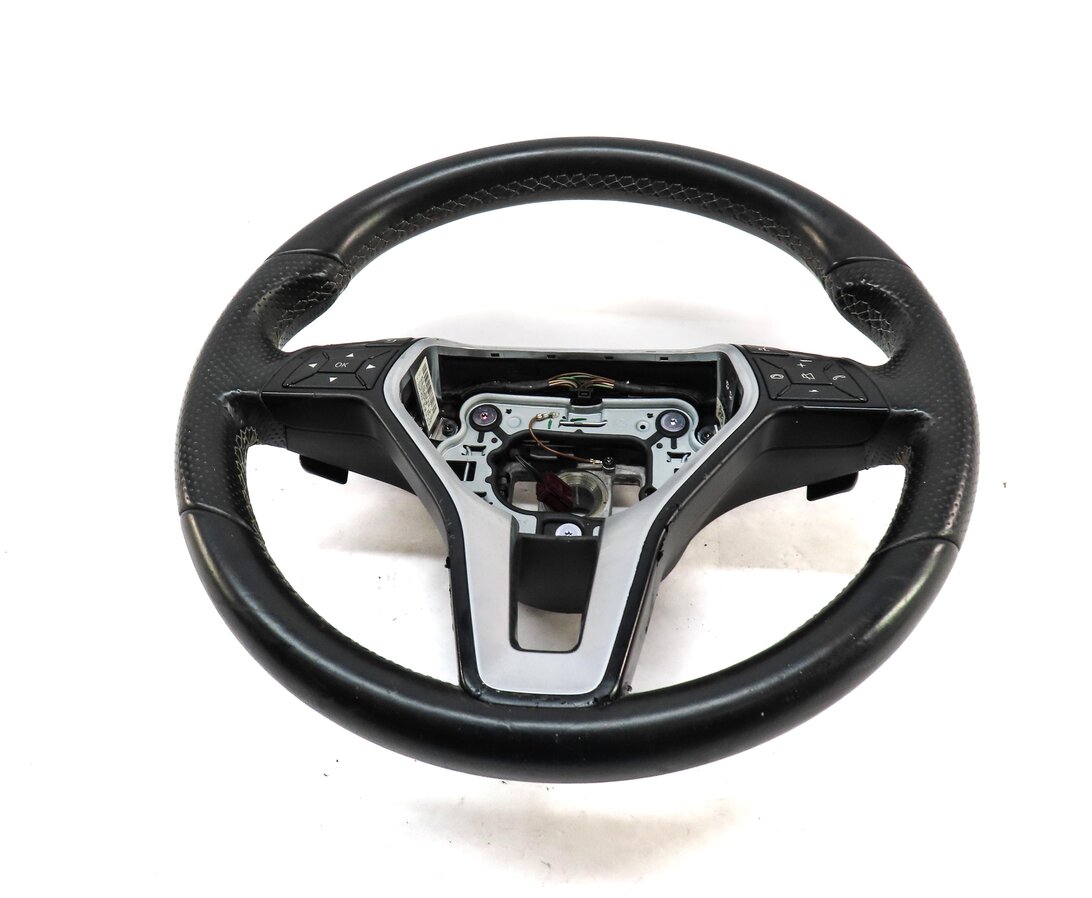 Thumbnail 4: MERCEDES 14 CLA250 15-17 B250E B ELECTRIC (C117) 3 SPOKE STEERING WHEEL (BLACK)