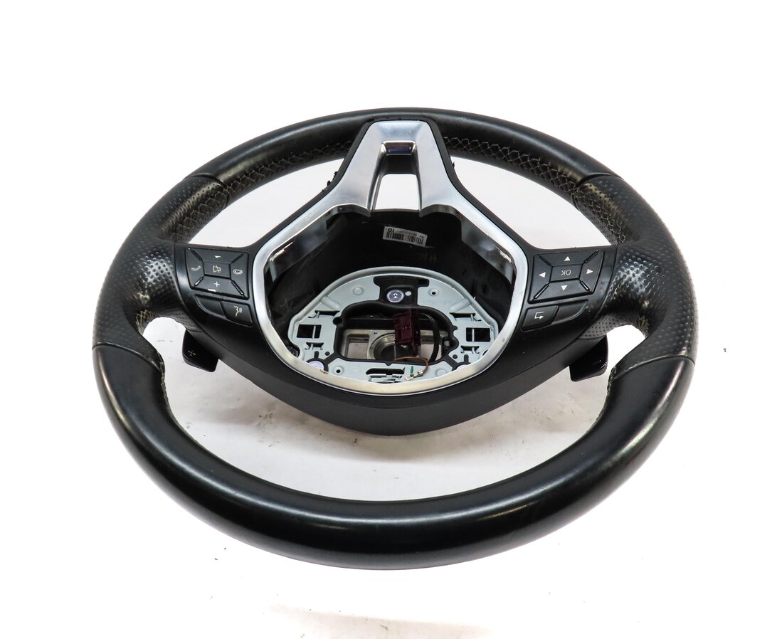 Thumbnail 5: MERCEDES 14 CLA250 15-17 B250E B ELECTRIC (C117) 3 SPOKE STEERING WHEEL (BLACK)