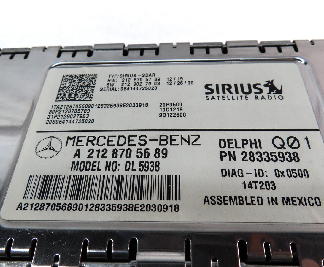 Thumbnail 3: 13-16 MERCEDES C117 C218 R172 W212 W463 X166 X204 SIRIUS SATELLITE RADIO MODULE
