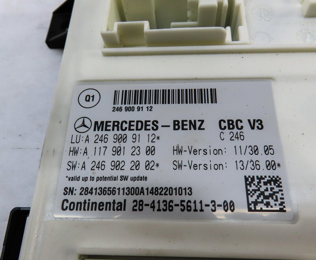 Thumbnail 3: 14-16 MERCEDES B CLA GLA CLASS C117 246 X156 FRONT SIGNAL ACQUISITION MODULE SAM