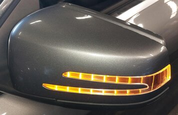 Thumbnail 2: 2014-2016 MERCEDES CLA-CLASS (C117) LEFT BLIND SPOT AUTODIM DOOR MIRROR (GREY)