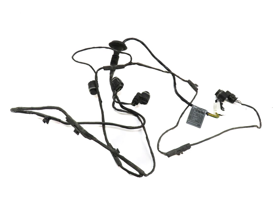 Thumbnail 1: 2009 BMW X5 (E70) REAR PDC PARK DISTANCE SENSOR SET w/ HARNESS (BLACK)