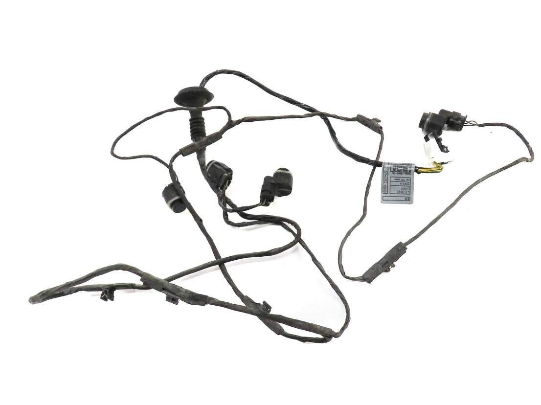 Thumbnail 2: 2009 BMW X5 (E70) REAR PDC PARK DISTANCE SENSOR SET w/ HARNESS (BLACK)