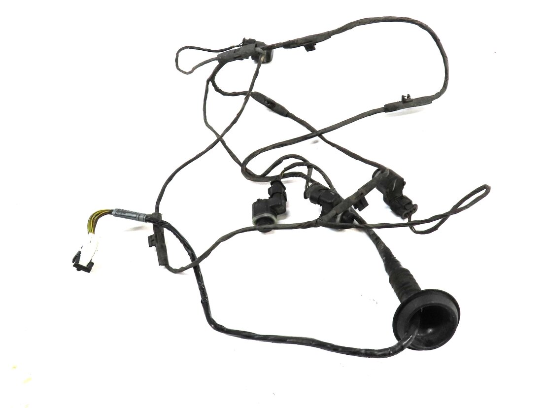 Thumbnail 3: 2009 BMW X5 (E70) REAR PDC PARK DISTANCE SENSOR SET w/ HARNESS (BLACK)