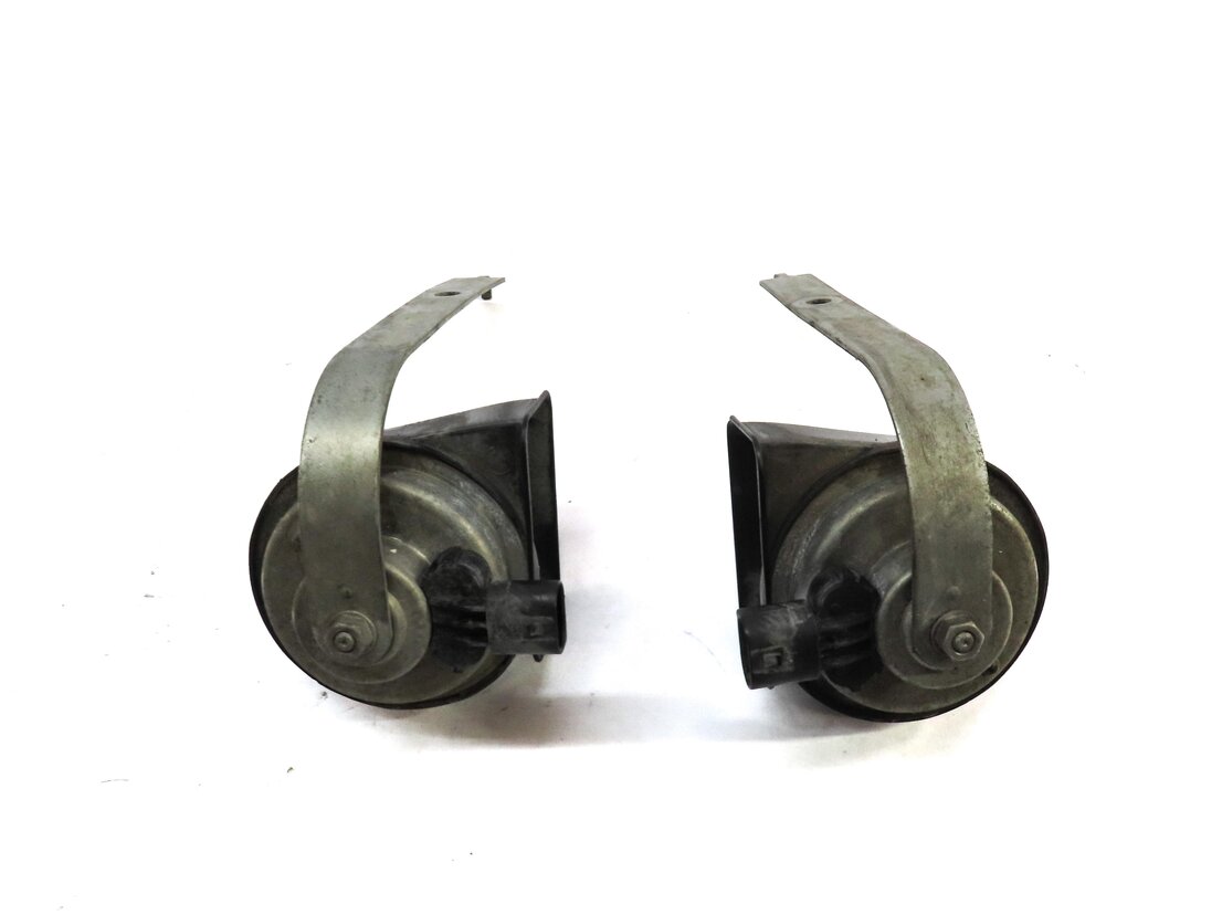 Thumbnail 3: 2007-2011 BMW X5 X6 (E70 E71) HIGH & LOW TONE SAFETY HORN SET-2
