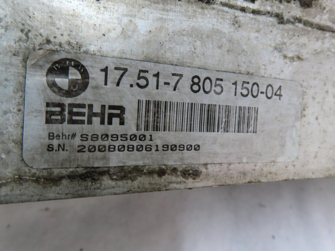 Thumbnail 7: 09-13 BMW X5 (E70) 3.0L M57Y TWIN TURBO DIESEL ENGINE - TURBOCHARGER INTERCOOLER