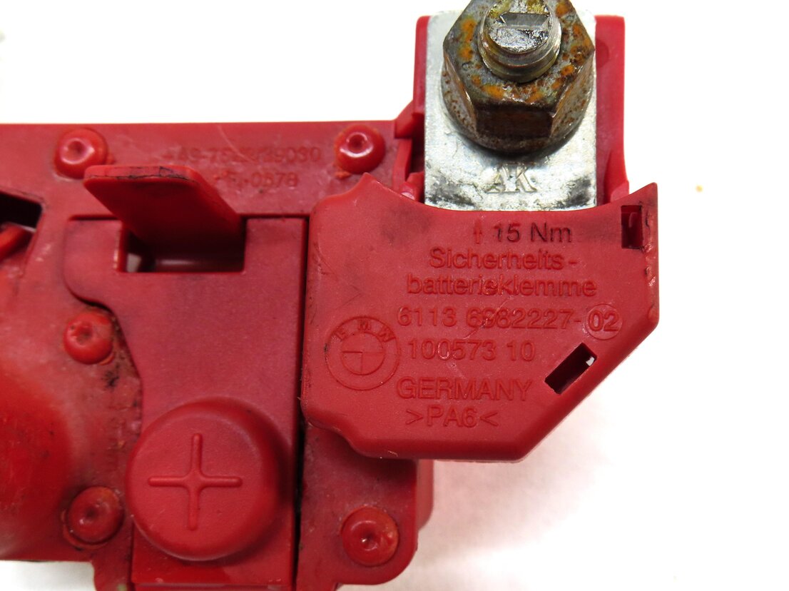 Thumbnail 5: 2009 BMW X5 (E70) POSITIVE BATTERY CABLE POST TERMINAL POST TERMINAL SRS