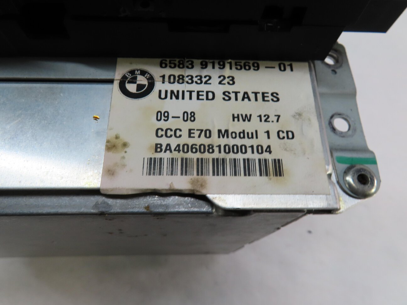 Thumbnail 5: 2007-2010 BMW X5 X6 (E70 E71) GPS NAVIGATION DVD CD PLAYER RADIO STEREO RECEIVER