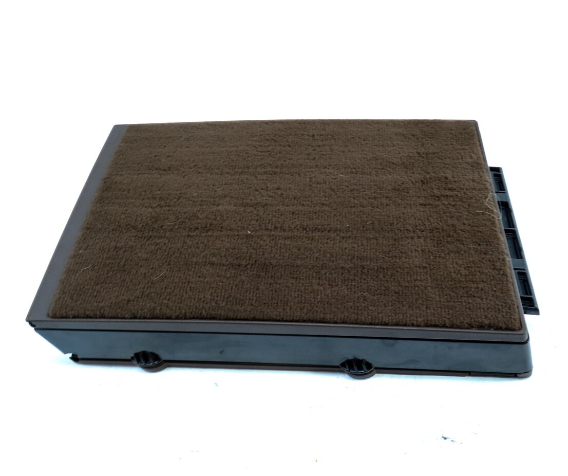 Thumbnail 3: 2009 BMW X5 (E70) REAR SEAT CENTER CONSOLE ARMREST COMPARTMENT SKI BAG (BROWN)