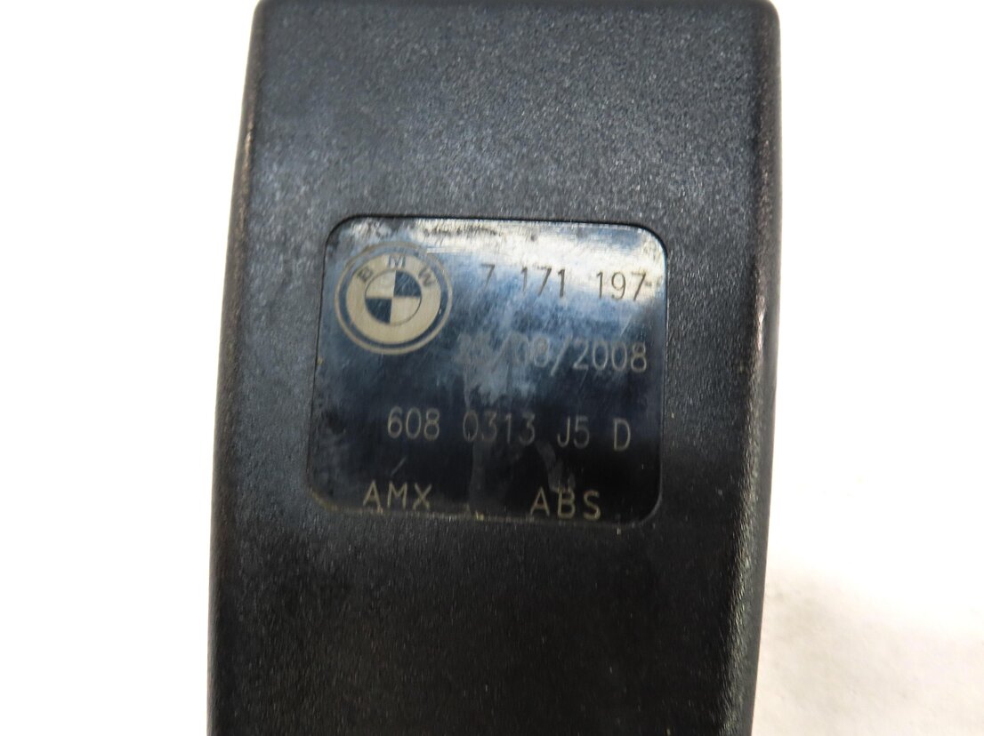 Thumbnail 10: 2009 BMW X5 (E70) REAR 2nd SECOND ROW SEAT SEATBELT BUCKLE RECEIVER SET (BLACK)