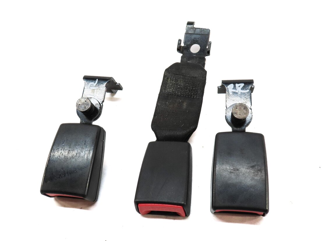 Thumbnail 2: 2009 BMW X5 (E70) REAR 2nd SECOND ROW SEAT SEATBELT BUCKLE RECEIVER SET (BLACK)