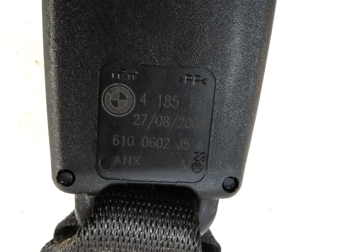 Thumbnail 8: 2009 BMW X5 (E70) REAR 2nd SECOND ROW SEAT SEATBELT BUCKLE RECEIVER SET (BLACK)