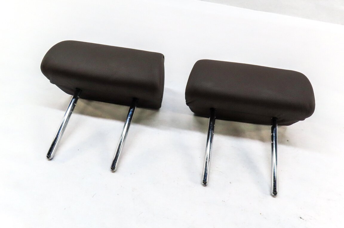 2008-2010 BMW X5 (E70) REAR 2nd ROW SEAT LEFT & RIGHT HEADREST SET (BROWN)