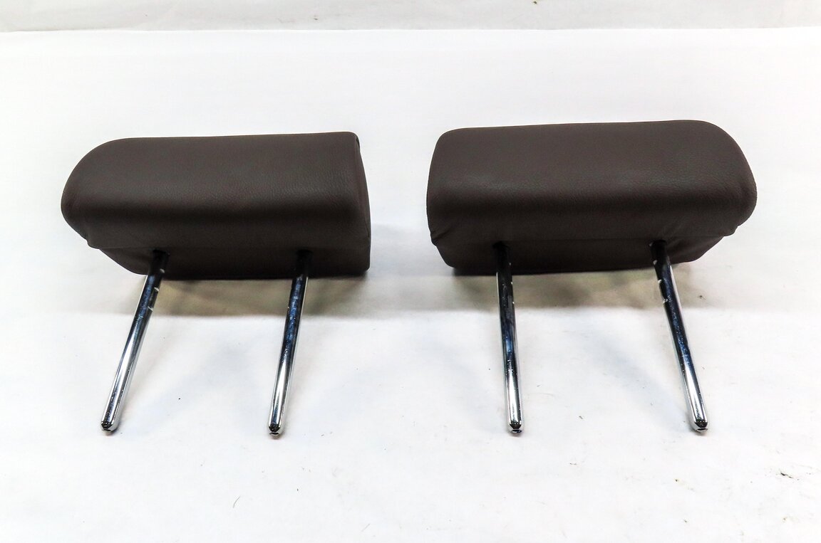 Thumbnail 2: 2008-2010 BMW X5 (E70) REAR 2nd ROW SEAT LEFT & RIGHT HEADREST SET (BROWN)