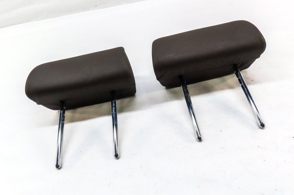 Thumbnail 3: 2008-2010 BMW X5 (E70) REAR 2nd ROW SEAT LEFT & RIGHT HEADREST SET (BROWN)