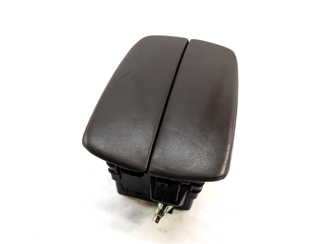 2007-2010 BMW X5 (E70) FRONT CENTER CONSOLE ARM REST STORAGE COMPARTMENT (BROWN)