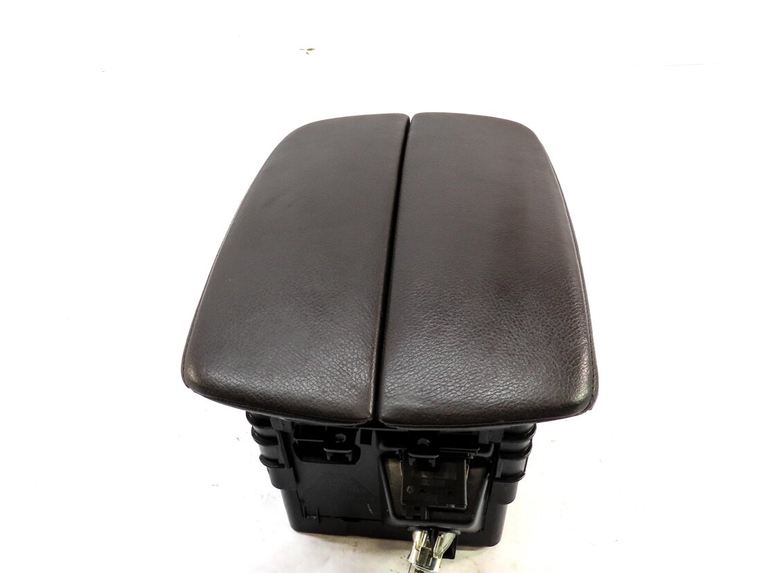 Thumbnail 2: 2007-2010 BMW X5 (E70) FRONT CENTER CONSOLE ARM REST STORAGE COMPARTMENT (BROWN)