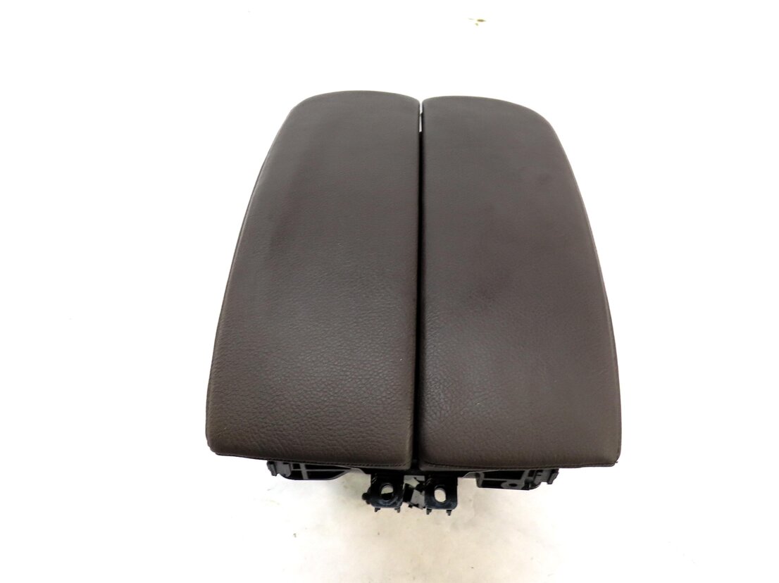Thumbnail 4: 2007-2010 BMW X5 (E70) FRONT CENTER CONSOLE ARM REST STORAGE COMPARTMENT (BROWN)