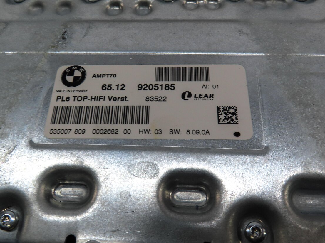 Thumbnail 4: 2009 BMW X5 (E70) RADIO STEREO TOP HiFi AUDIO AMP AMPLIFIER