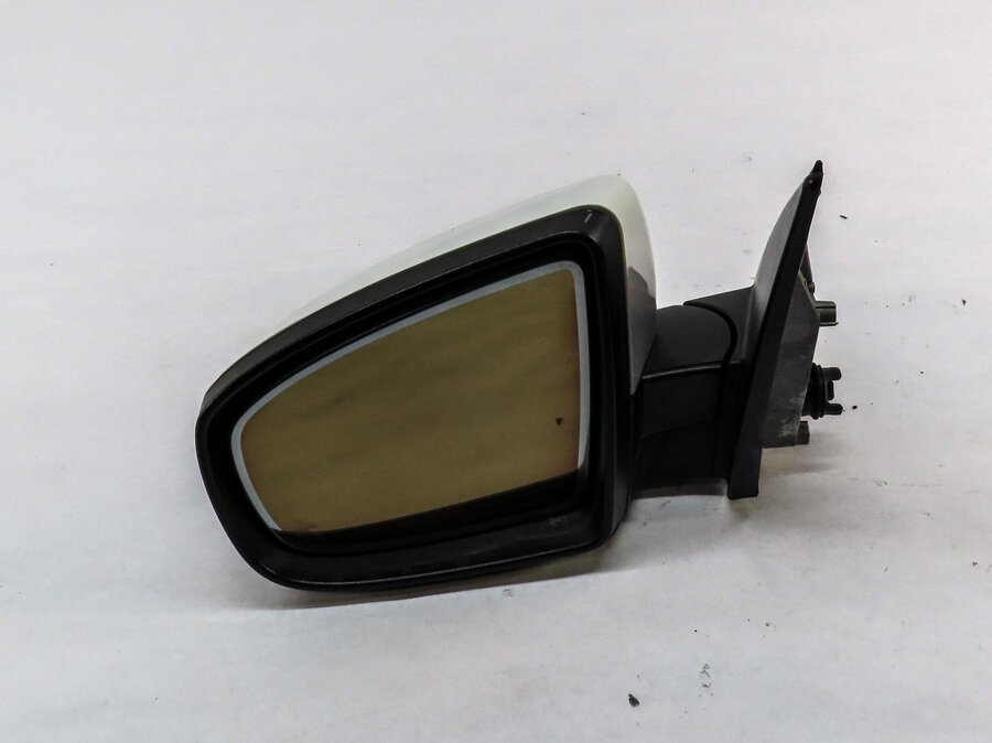 Thumbnail 2: 2007-2013 BMW X5 (E70) LEFT DRIVER P-FOLD AUTODIM HEATED DOOR MIRROR (WHITE 300)