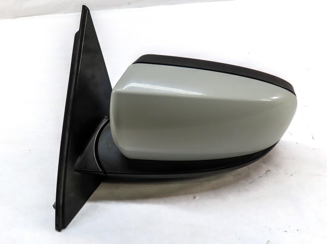 Thumbnail 4: 2007-2013 BMW X5 (E70) LEFT DRIVER P-FOLD AUTODIM HEATED DOOR MIRROR (WHITE 300)