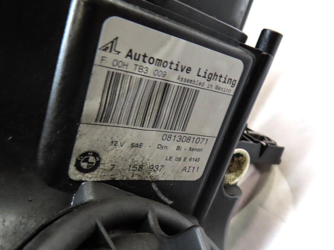 Thumbnail 7: 07-11 BMW X5 (E70) LEFT DRIVER XENON HID ADAPTIVE DYNAMIC HEADLIGHT LIGHT LAMP