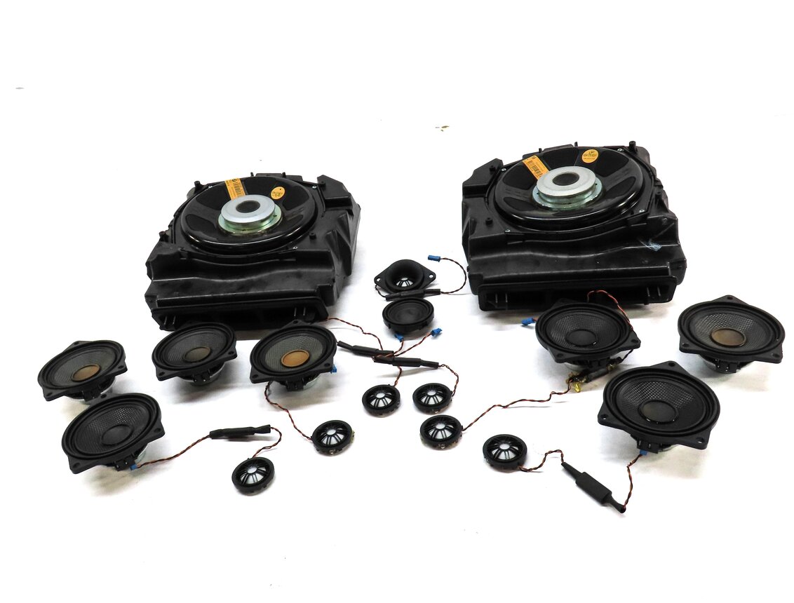 Thumbnail 22: 2010-2016 BMW 535iGT 550iGT (F07) AUDIO SUB SUBWOOFER TWEETER SPEAKER SET-17