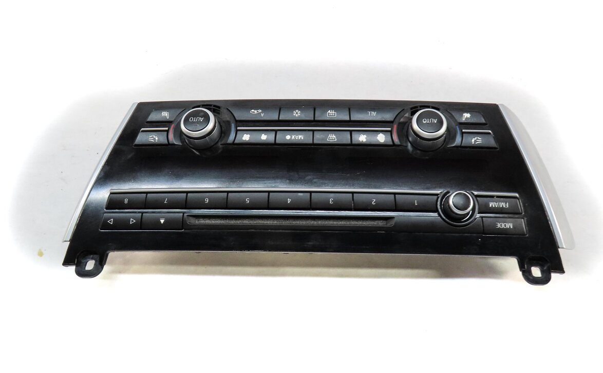 Thumbnail 3: 09-13 BMW 535iGT 550GT (F01 F02 F04 F07) FRONT TEMPERATURE CLIMATE CONTROL PANEL