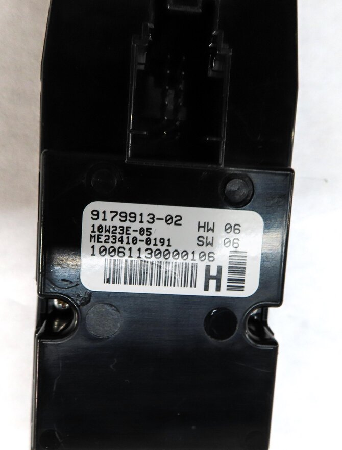 Thumbnail 7: 2010-2019 BMW 5 / 6 / GT / X3 (F07 F10 F12 F25) LEFT DRIVER P-FOLD WINDOW SWITCH