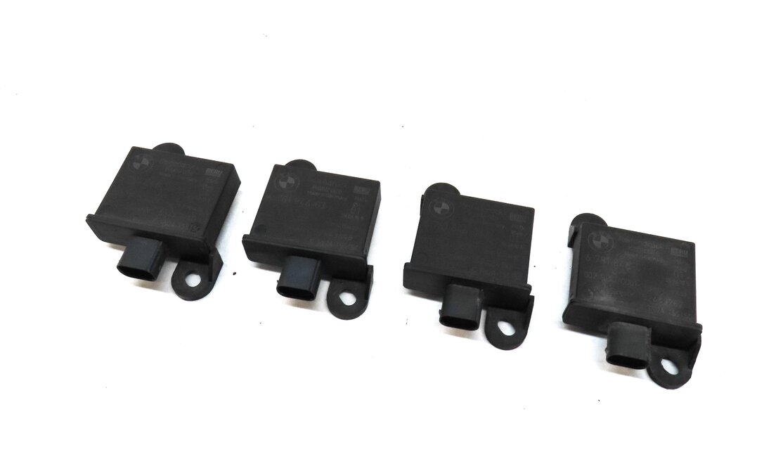 2010 BMW 535iGT (F07) TPMS TIRE AIR PRESSURE SENSOR TRIGGER MODULE SET-4