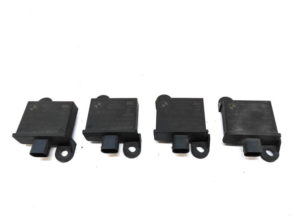 Thumbnail 2: 2010 BMW 535iGT (F07) TPMS TIRE AIR PRESSURE SENSOR TRIGGER MODULE SET-4