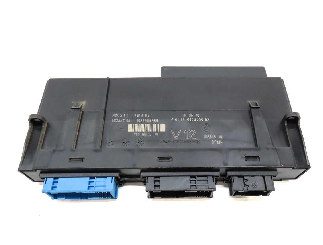 Thumbnail 2: 2010-2011 BMW 528i 535i 550i 535iGT 550iGT (F07 F10) MAIN BODY CONTROL MODULE