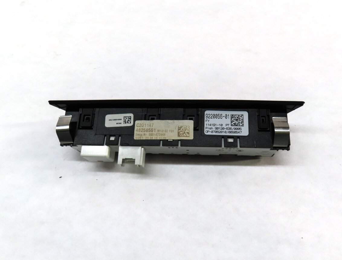 Thumbnail 3: 2010 BMW 535iGT (F07) DRIVER ASSIST LANE KEEP ASSIST SWITCH BUTTON PANEL (BLACK)