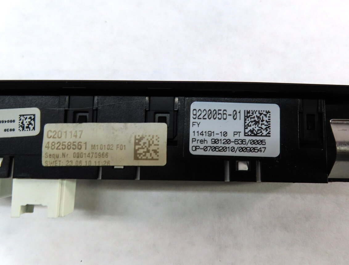 Thumbnail 4: 2010 BMW 535iGT (F07) DRIVER ASSIST LANE KEEP ASSIST SWITCH BUTTON PANEL (BLACK)